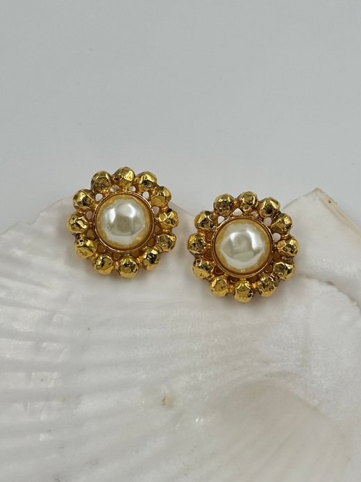 Клипсы с «жемчугом» Sonia Rykiel