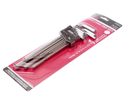 Набор ключей шестигранных 1.5-10мм Г-образных удлиненных 9 предметов JTC