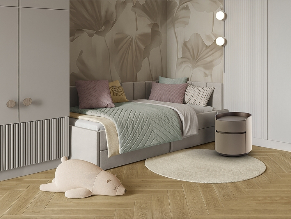 Cirze Прикроватная тумбочка бежевый