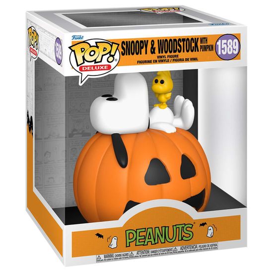 Фигурка Funko POP! Deluxe Animation Its the Great Pumpkin, Charlie Brown Snoopy with Woodstock (1589) 81367 / Фигурка Фанко ПОП! по мотивам мультфильма "Это Огромная Тыква, Чарли Браун", Снупи
