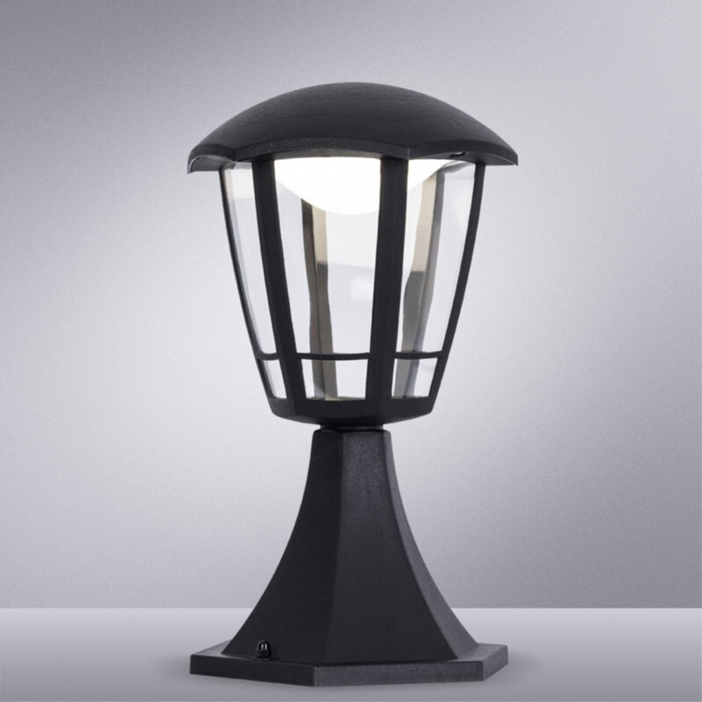 Уличный наземный низкий светильник Arte Lamp A6064FN-1BK