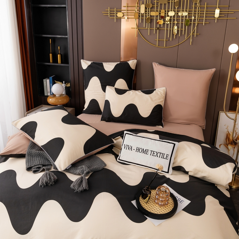 Комплект постельного белья Сатин Элитный на резинке CPLR059