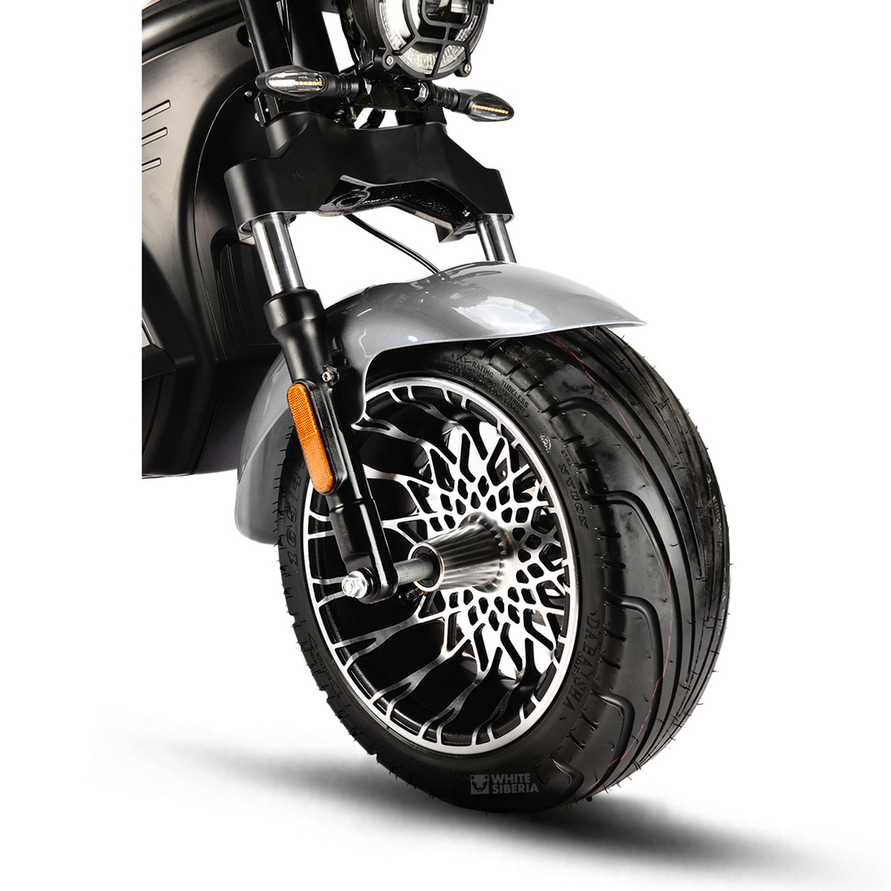 Электроскутер White Siberia BLACK SEA (SILVER) 5000W