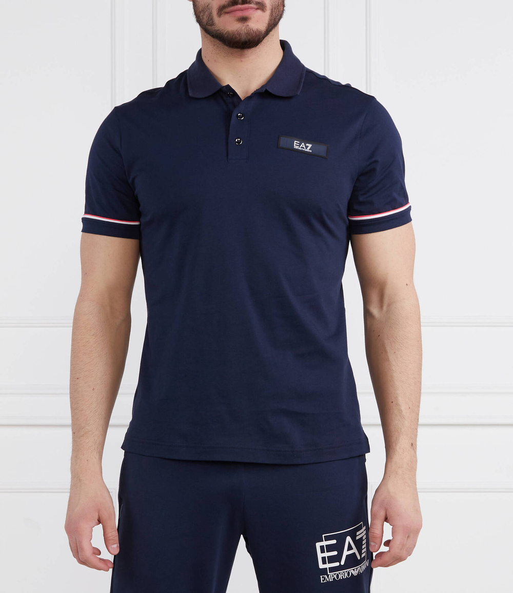 Поло EA7 - темно-синий(3RPF02 PJM9Z)