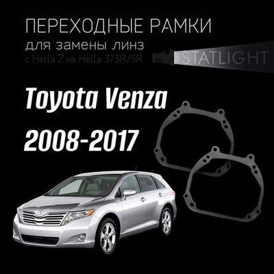 Переходные рамки для замены линз в фарах Toyota Venza 2008-2017 ксенон