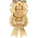 Бант на ёлку «Сказочные блики» (набор 2 шт), Золото