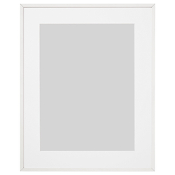 IKEA LOMVIKEN  (ИКЕА ЛОМВИКЕН)  -  Рамка, белая, 40x50 см