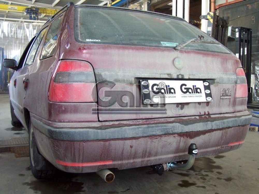 Фаркоп оцинкованный Galia S083A для Skoda Felicia универсал/фургон 1996-2002(паспорт и сертификат в комплекте)(без электрики)