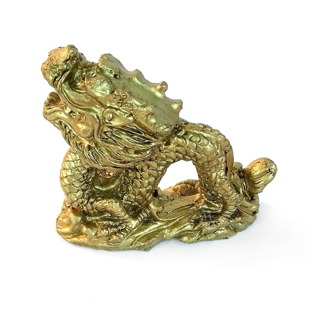 Дракон оберег на защиту и процветание,полистоун