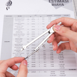 Готовальня Deli 8601, 2 предмета, пластиковый футляр