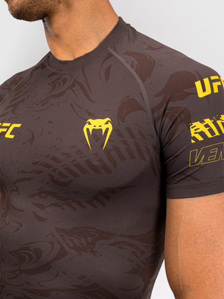 Рашгард UFC Fusion by Venum Fight Week Dark Brown S/S
