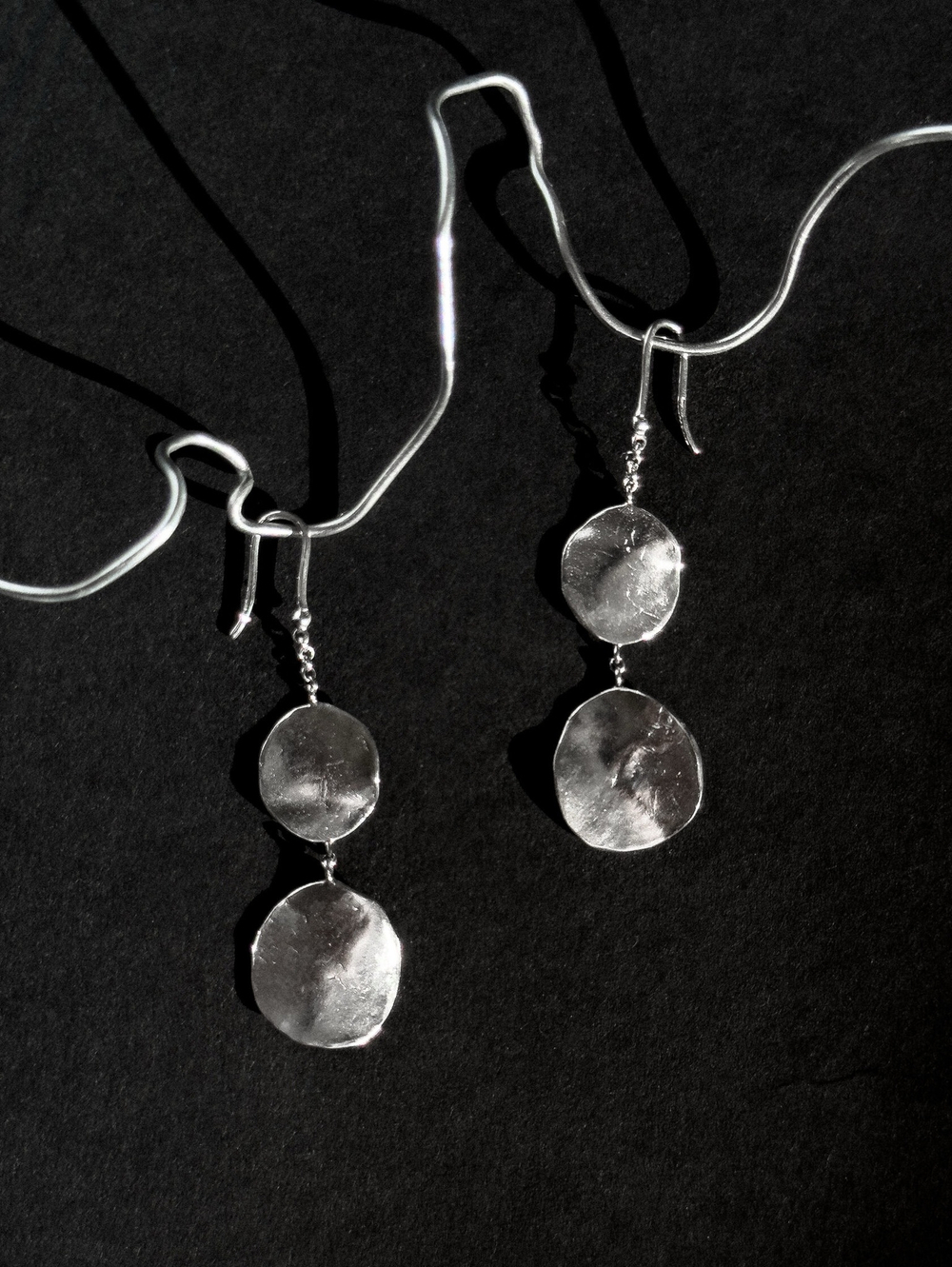 Серьги Пластика длинные