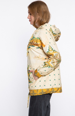 Куртка "Вода и Горы", по мотивам пейзажа китайского художника Гун Сианя