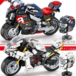 Конструктор гоночный Мотоцикл со шлемом ЛЕЙБАО "LEIBAO / Motorcycle/ NO. 8101, 8102, 8103, 8105, 8106, 8107, 8108, 8109" 9видов, 330-377дет.