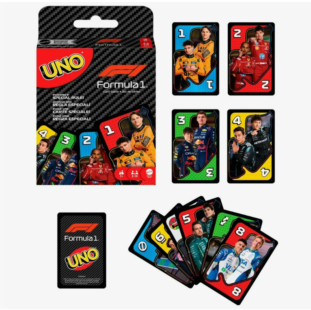 UNO Formula 1 - Настольная карточная игра Формула 1
