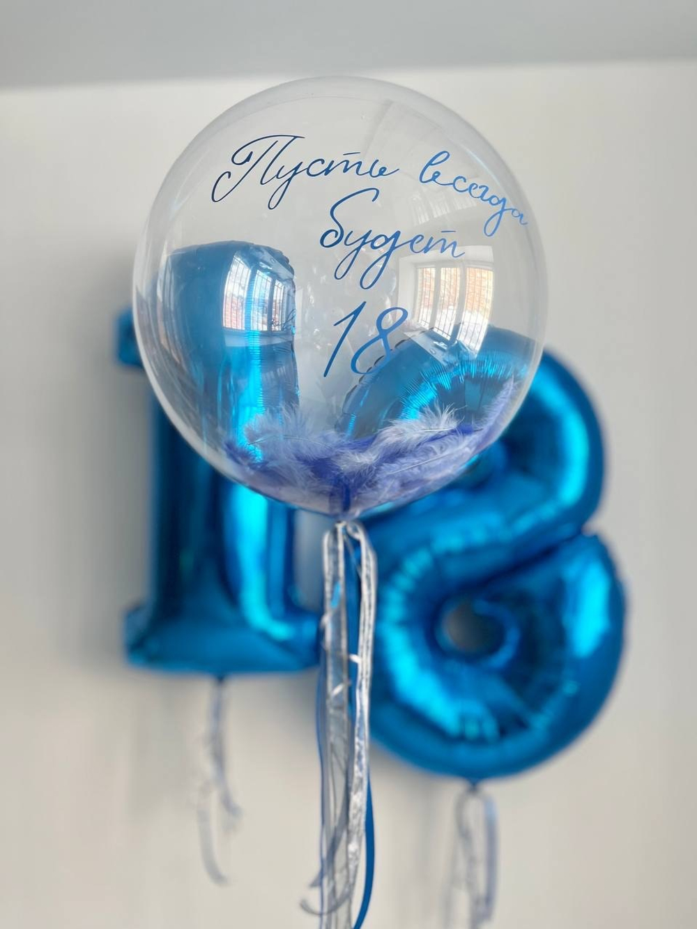 Воздушные шары на 18 лет , цифры 18№2889