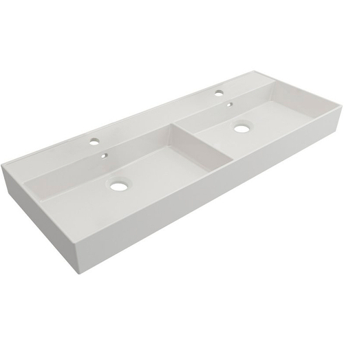 Раковина Cezares 120 CZR-MIL-120-2-LVB двойная Белая