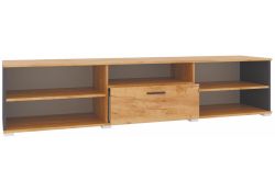 ТВ-тумба Кассандра дуб крафт золотой / антрацит