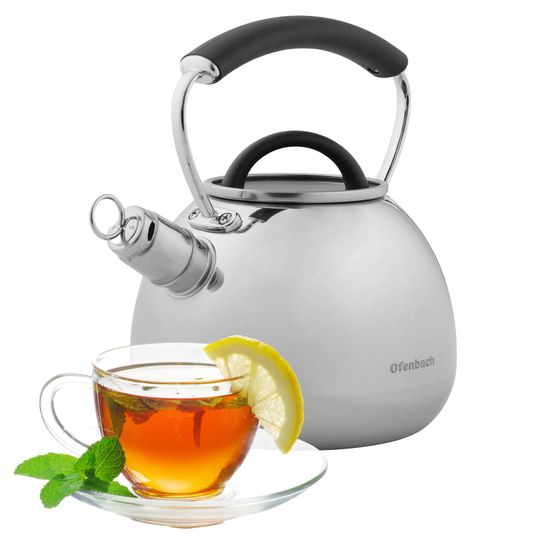 Чайник 2,5 л. из нержавеющей стали со свистком Ofenbach NB 100310