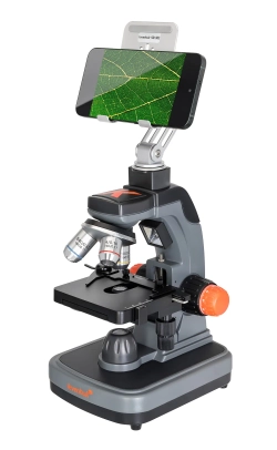 Фотомикроскоп Levenhuk Kelvin Touch KM3 - дисплей с изображением листа
