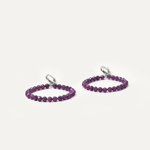 Серьги Facets RED