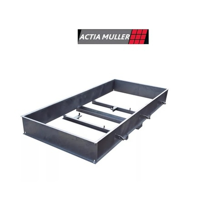 Комплект фундаментных рам под шасси тормозного стенда AM44700$BX31100 (20т), ACTIA MULLER (Франция)