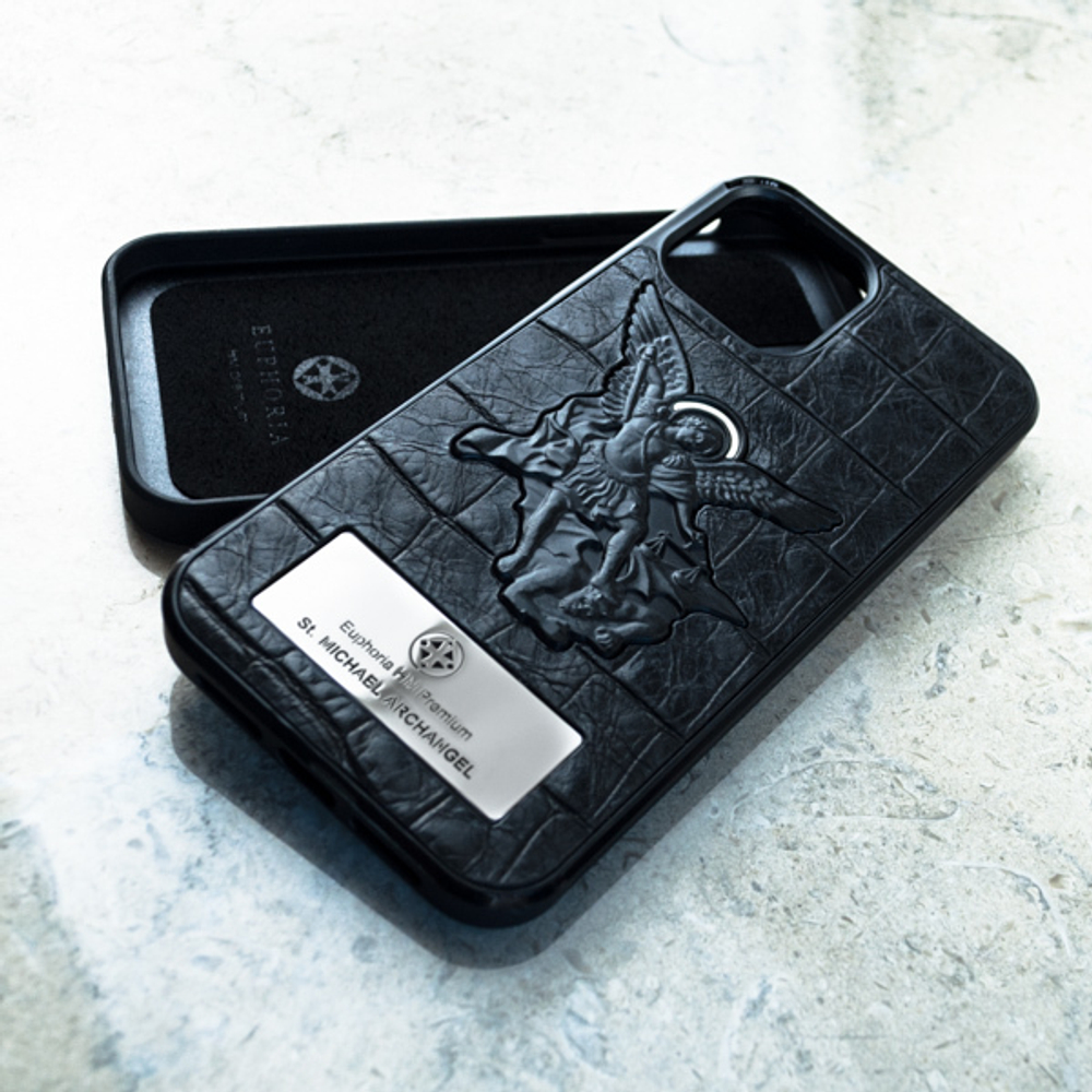 Эксклюзивный чехол iPhone с Архангелом Михаилом - Euphoria HM Premium - категория премиум класс