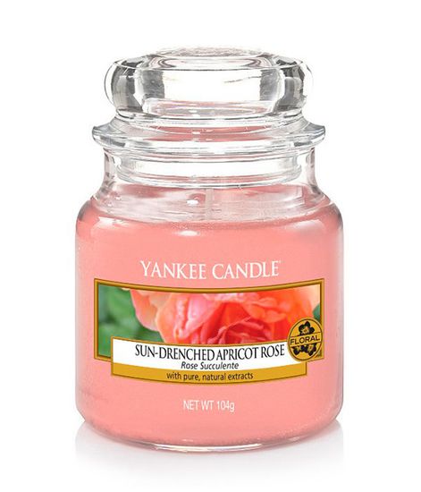 Ароматическая свеча Солнечная абрикосовая роза, Yankee Candle