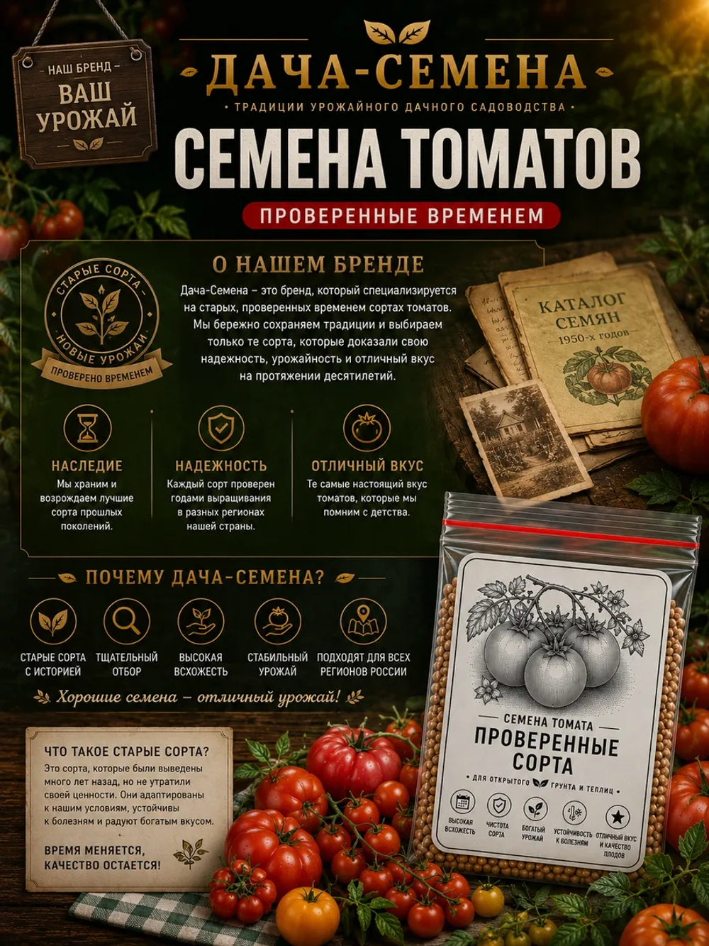 Семена томата Россия\СССР