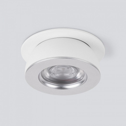 Встраиваемый светильник Elektrostandard 25080/LED 8W 4200К белый/серебро
