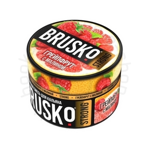 Бестабачная смесь для кальяна BRUSKO, 50 г, Грейпфрут с малиной, Strong