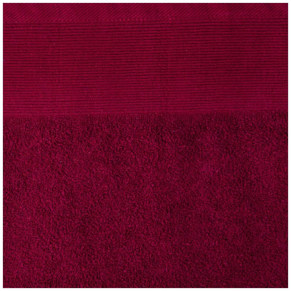 ПОЛОТЕНЦЕ МАХРОВОЕ С БОРДЮРОМ 140*70СМ, В УПАКОВКЕКЕ, 100% Х\Б, ПЛ 450 Г/М2 , ФУКСИЯ