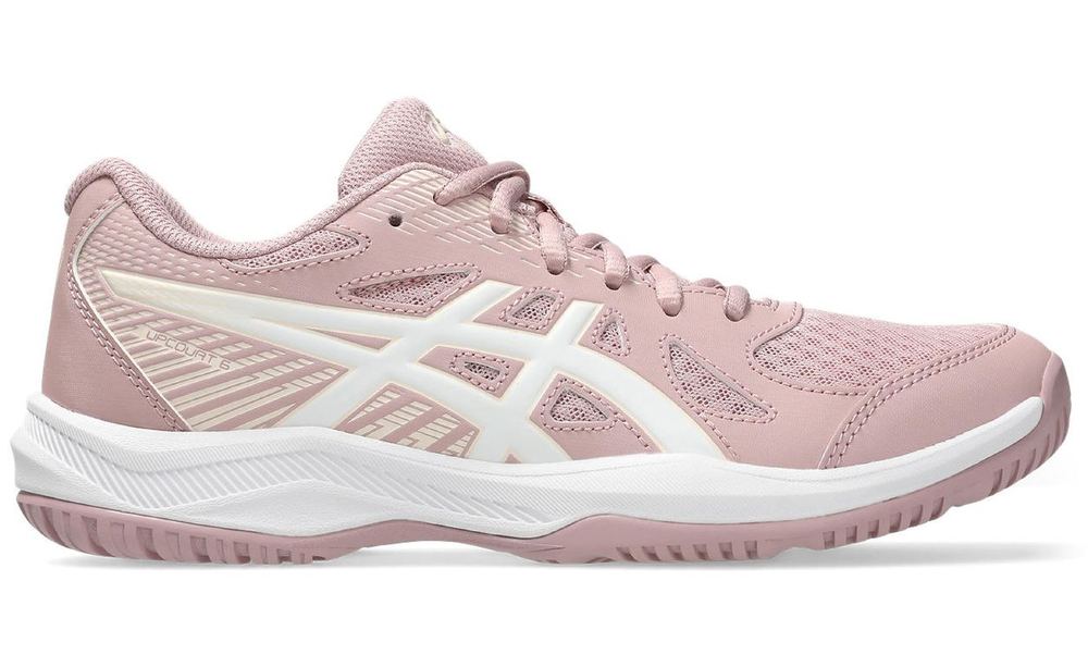 Женские кроссовки для бадминтона/сквоша Asics Upcourt 6 - morganite/white
