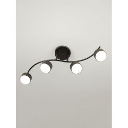 Светильник настенно-потолочный спот Rivoli   7074-704 4хGX53 15 Вт поворотный