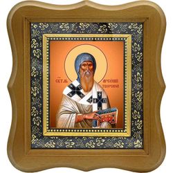 Арсений, епископ Тверской, святитель. Икона на холсте.