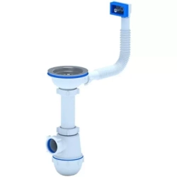 Сифон для мойки с переливом