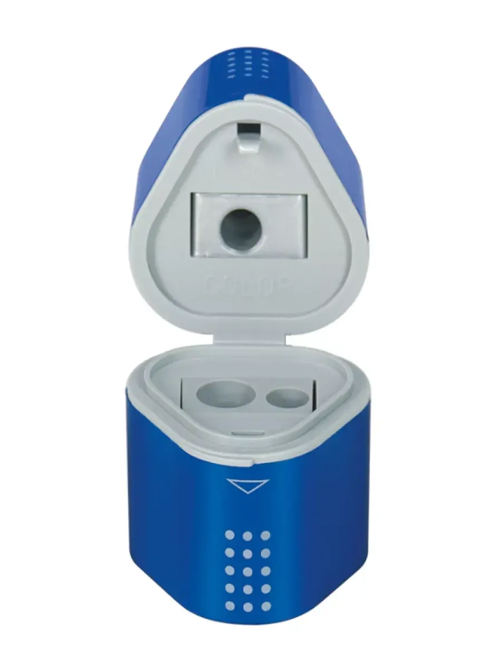 Точилка Trio Grip 2001 красная или синяя 3 отверстия