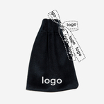 Мешочек из велюра, брендирование на мешочке и ленте