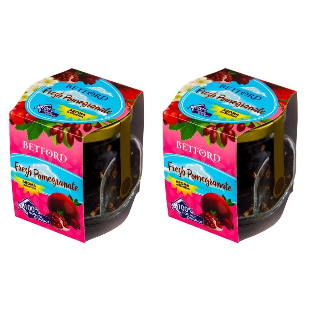 Чай Betford Fresh Pomegranate Сочный гранат, 85 г, 2 шт