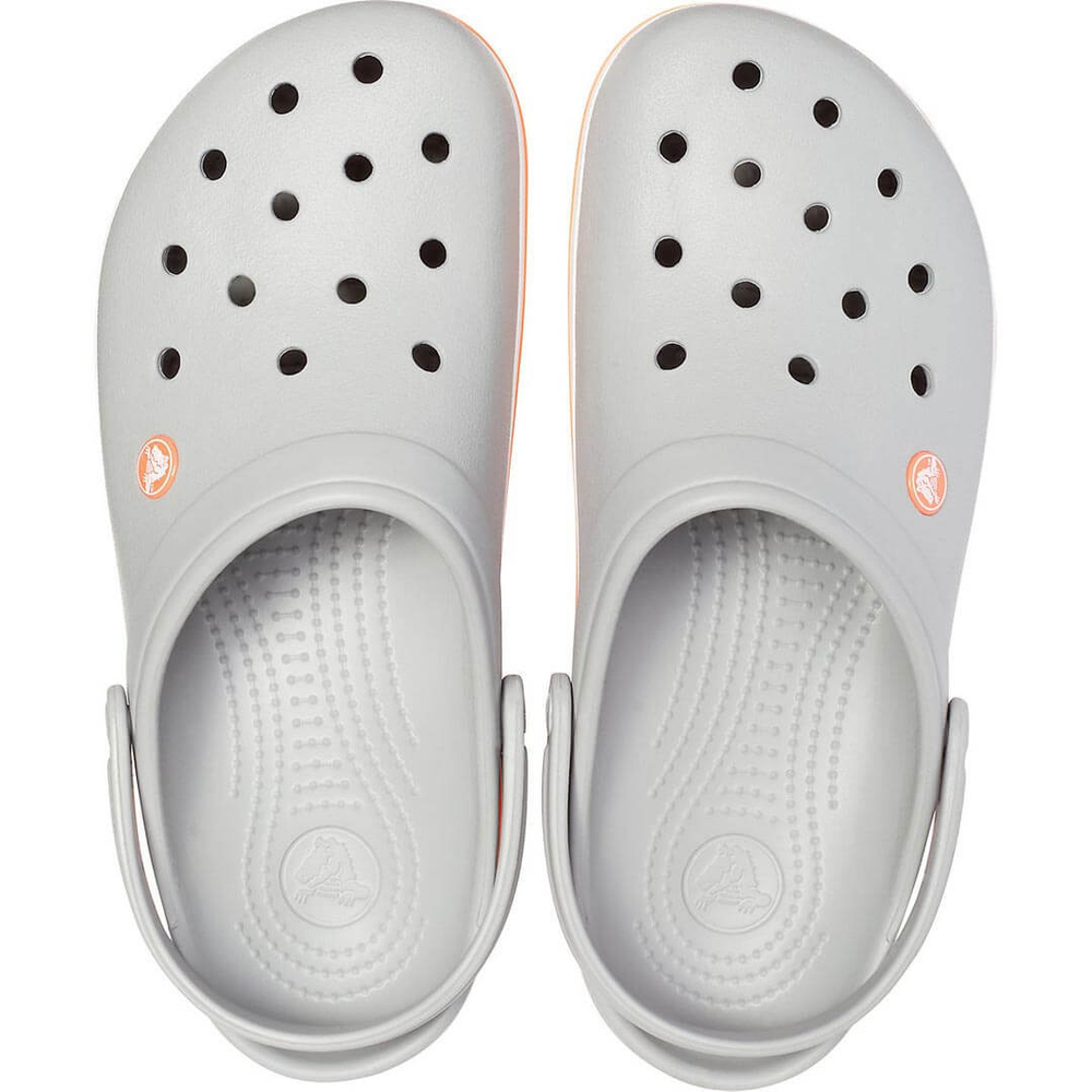 Сабо Crocs Crocband Light Grey/Bright Coral