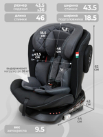 Автокресло  Sweet Baby Crosstour 360 SPS Isofix группа 0123 (0-36)
