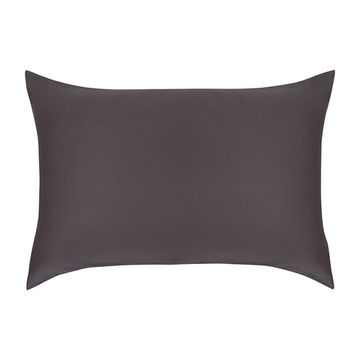 Комплект постельного белья из премиального сатина темно-серого цвета из коллекции essential, 150х200 см