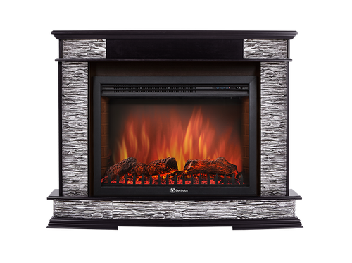 Портал Firelight Scala 26/30 сланец скалистый серый, шпон венге