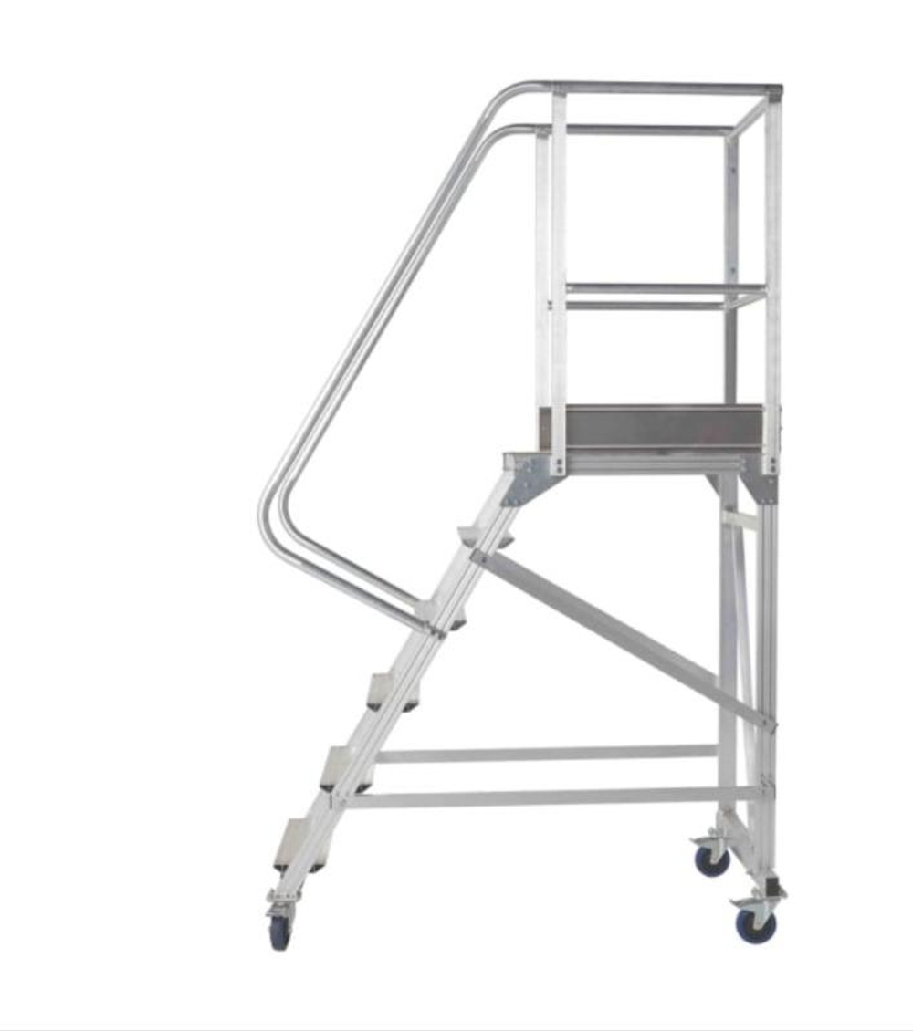 Вышка - стремянка разборная на колесах (150 кг) MEGAL ВС-1.7