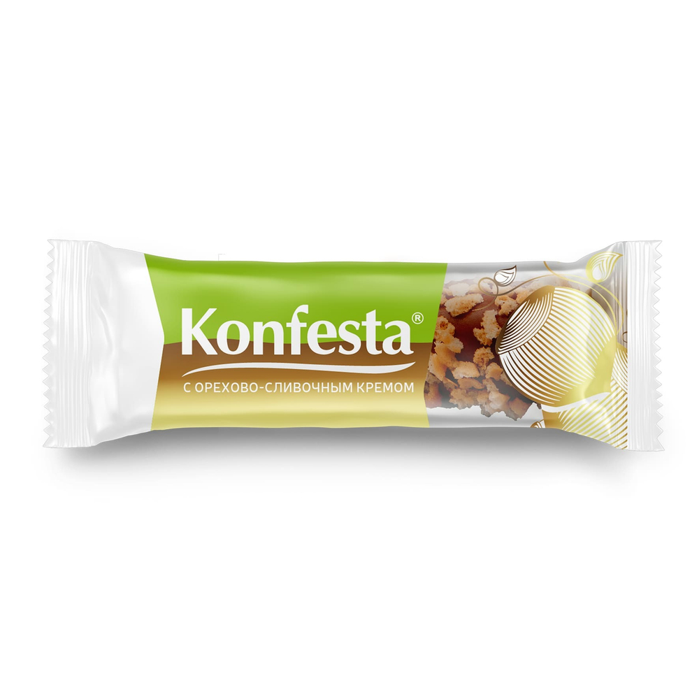 Конфеты KONFESTA глазированные с карамельно-кремовой начинкой в обсыпке арахисом 500 гр