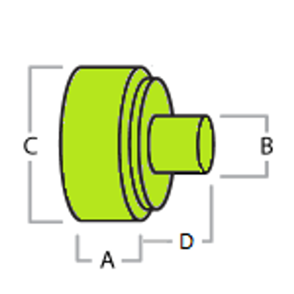 Ролик замка ДШ d=33 Fermator 4K-220-80-03000
