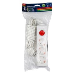 S-GCD3-3B Удлинитель Uniel серии Стандарт. с-з. 3 гн.. шнур 3 м. выкл.