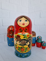 Матрешка "с курочкой" традиция 5мест