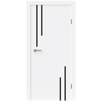 Межкомнатная дверь LUX ДГ гладкая с молдингом