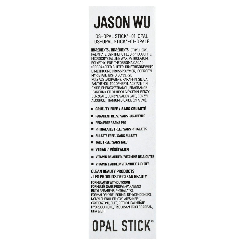 Jason Wu, Opal Stick®, многоцелевой стик для хайлайтера, оттенок 01 опаловый, 5 г (0,18 унции)